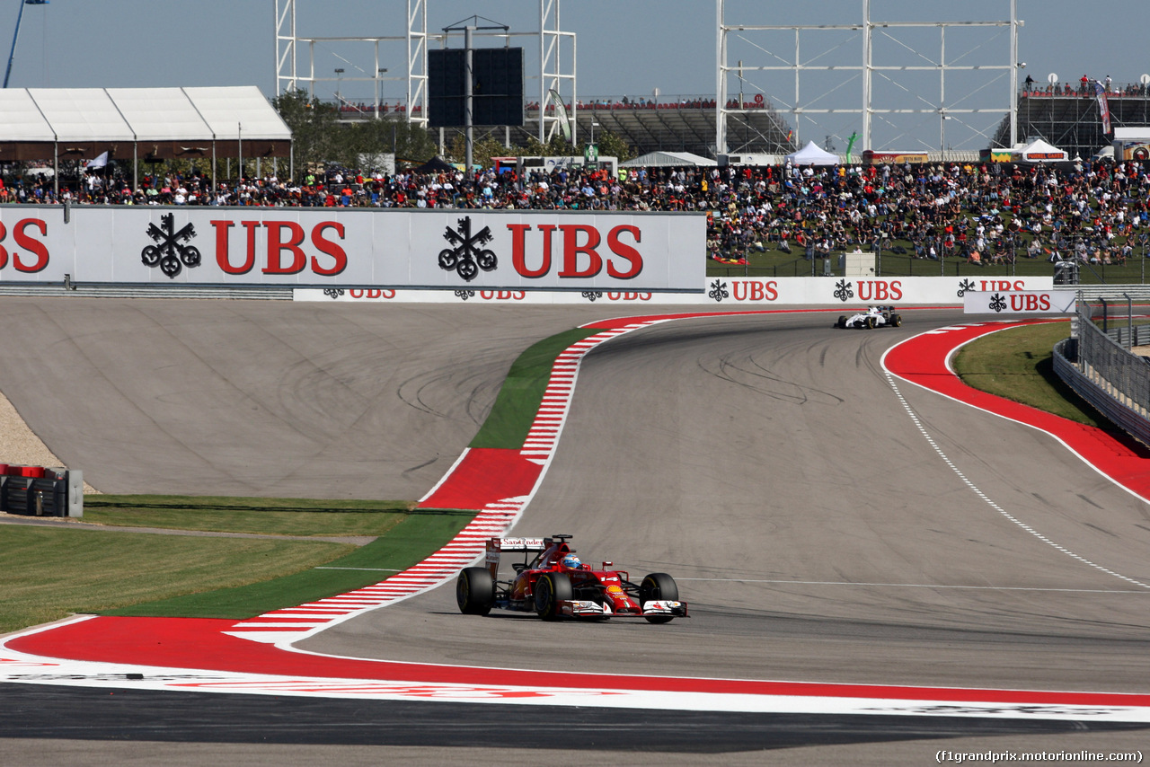 GP USA, 01.11.2014 - Qualifiche, Fernando Alonso (ESP) Ferrari F14-T