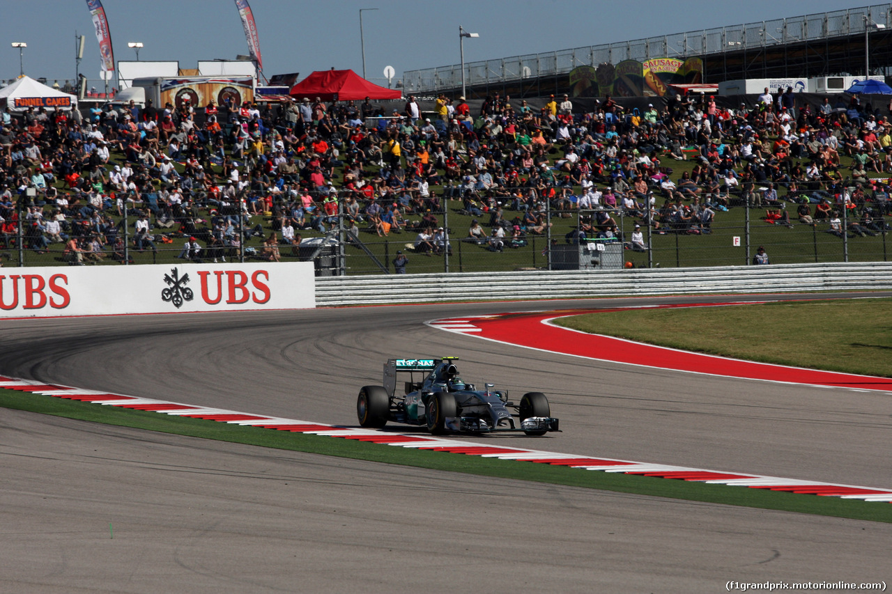 GP USA, 01.11.2014 - Qualifiche, Nico Rosberg (GER) Mercedes AMG F1 W05