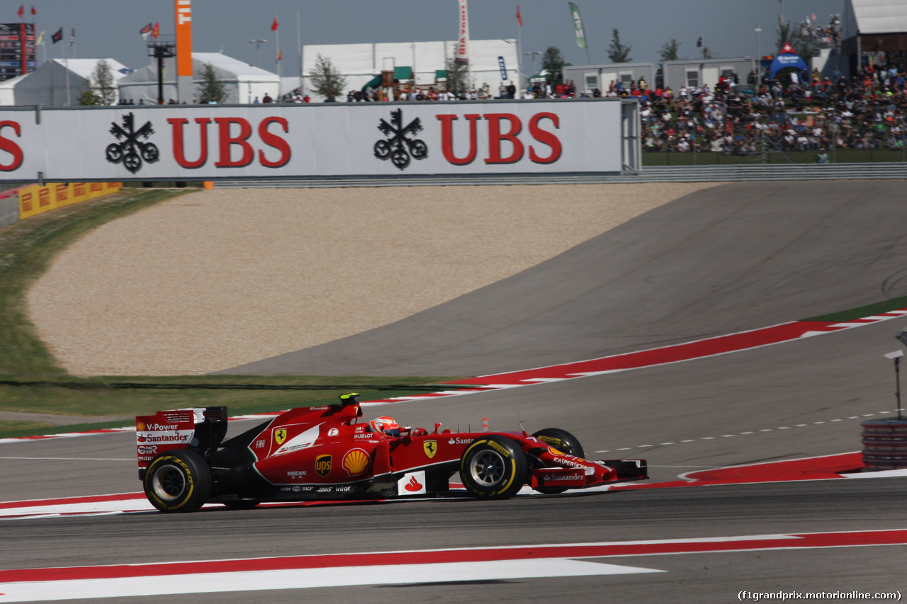 GP USA, 01.11.2014 - Qualifiche, Kimi Raikkonen (FIN) Ferrari F14-T