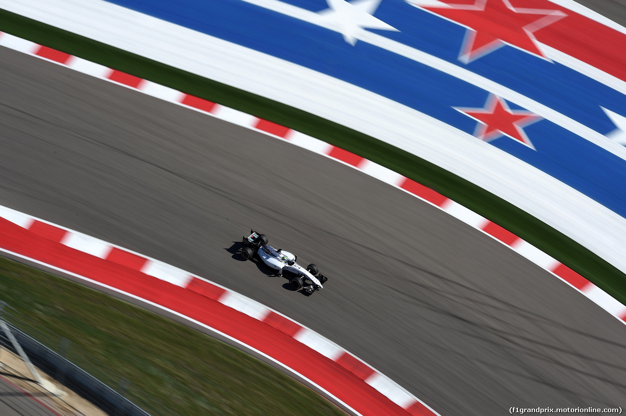 GP USA, 01.11.2014 - Qualifiche, Felipe Massa (BRA) Williams F1 Team FW36