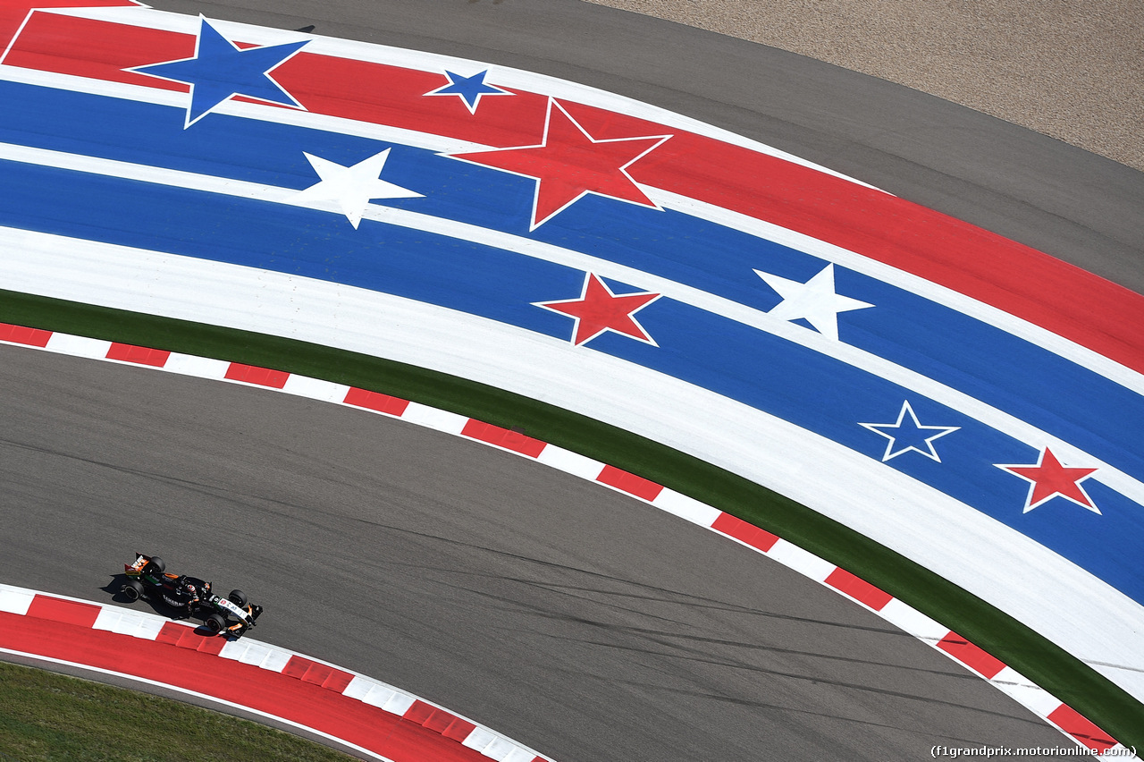 GP USA, 01.11.2014 - Qualifiche, Nico Hulkenberg (GER) Sahara Force India F1 VJM07