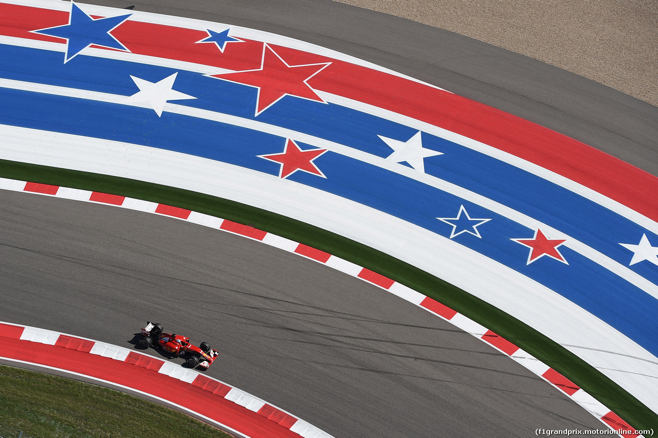 GP USA, 01.11.2014 - Qualifiche, Fernando Alonso (ESP) Ferrari F14-T