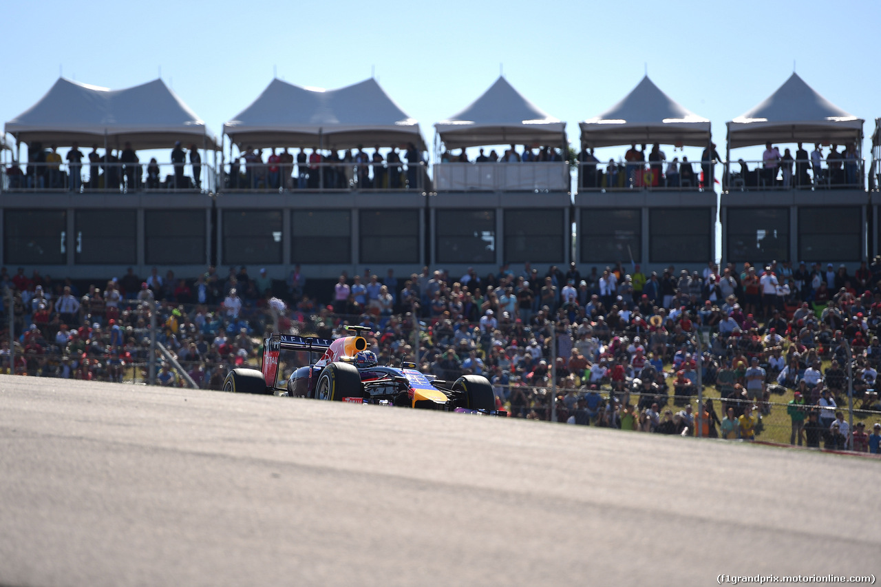 GP USA, 01.11.2014 - Qualifiche, Daniel Ricciardo (AUS) Red Bull Racing RB10