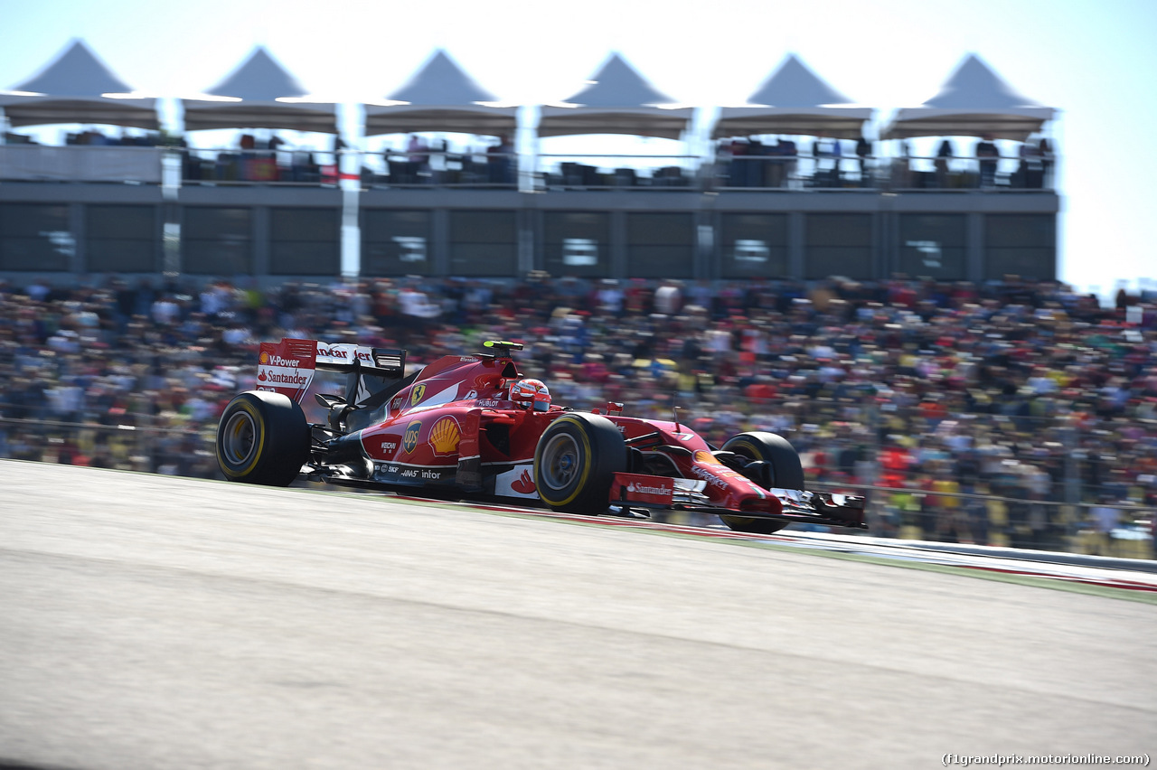 GP USA, 01.11.2014 - Qualifiche, Kimi Raikkonen (FIN) Ferrari F14-T