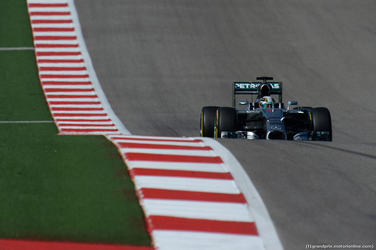 GP USA, 01.11.2014 - Qualifiche, Lewis Hamilton (GBR) Mercedes AMG F1 W05