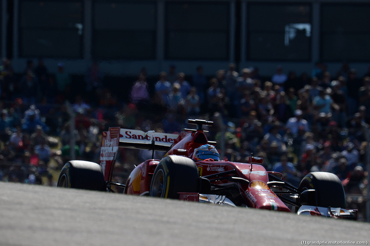 GP USA, 01.11.2014 - Qualifiche, Fernando Alonso (ESP) Ferrari F14-T