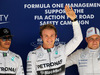 GP USA, 01.11.2014 - Qualifiche, (L-R) secondo Lewis Hamilton (GBR) Mercedes AMG F1 W05, Nico Rosberg (GER) Mercedes AMG F1 W05 pole position e terzo Valtteri Bottas (FIN) Williams F1 Team FW36