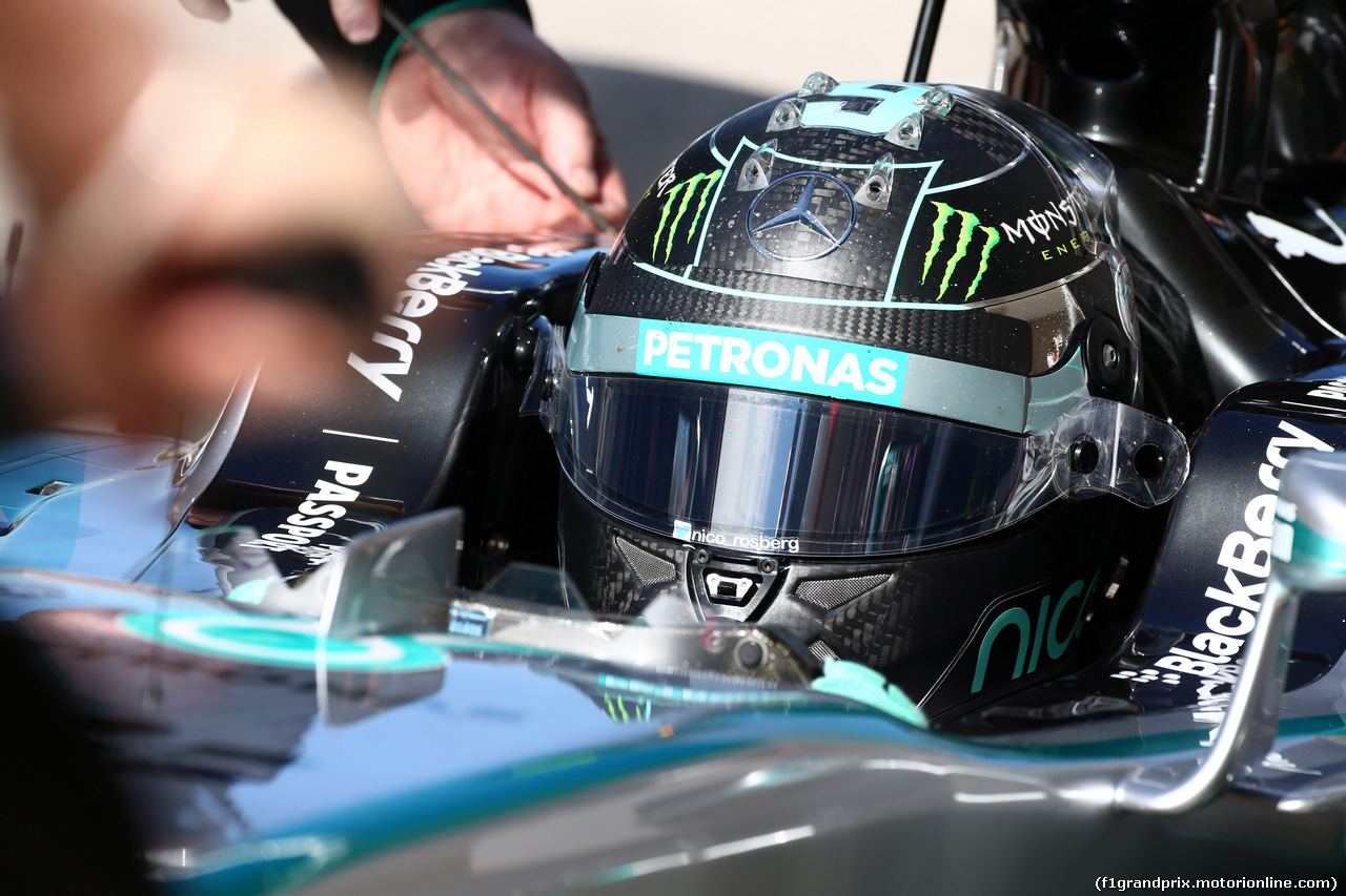 GP USA, 31.10.2014 - Prove Libere 1, Nico Rosberg (GER) Mercedes AMG F1 W05