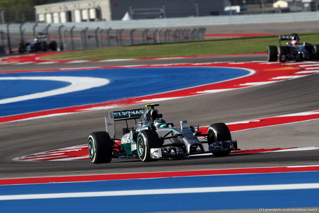 GP USA, 31.10.2014 - Prove Libere 1, Nico Rosberg (GER) Mercedes AMG F1 W05