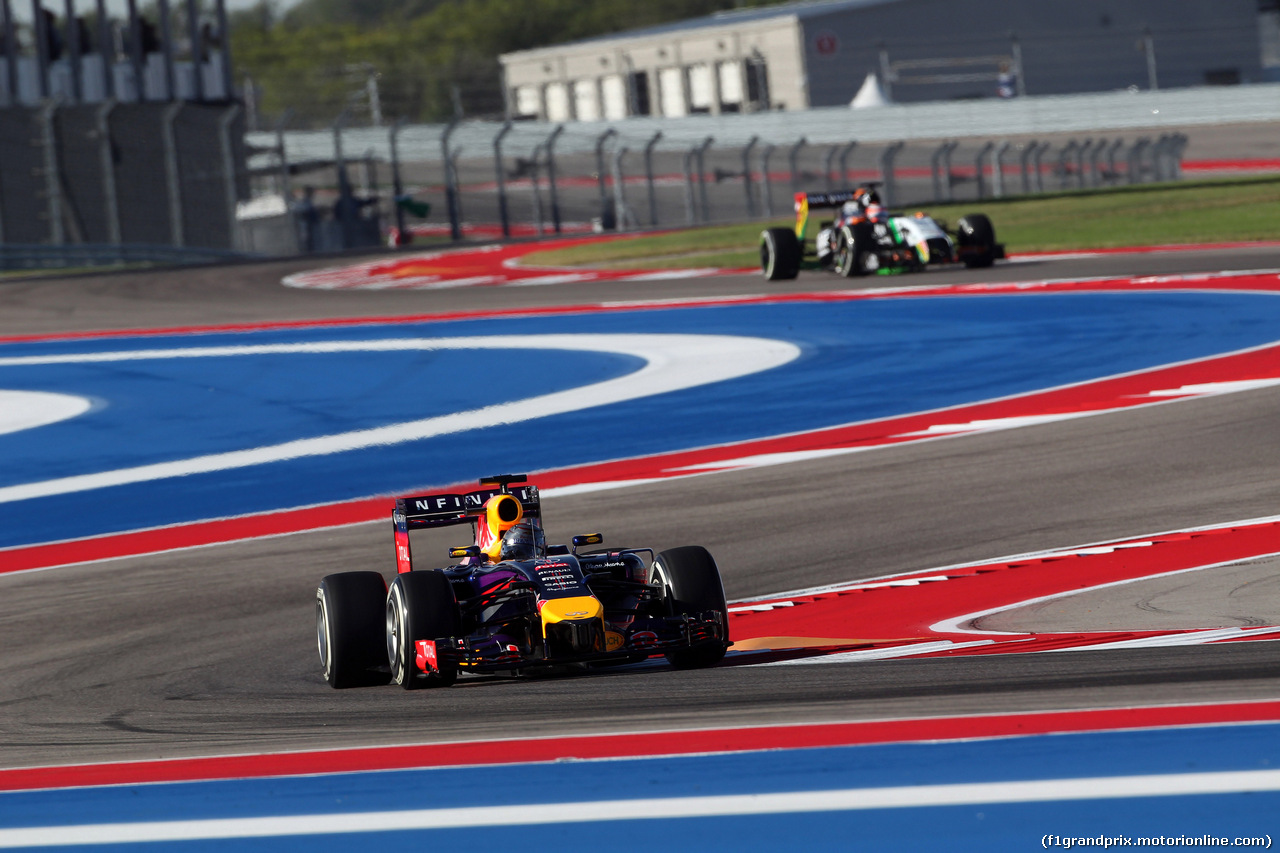 GP USA, 31.10.2014 - Prove Libere 1, Sebastian Vettel (GER) Red Bull Racing RB10