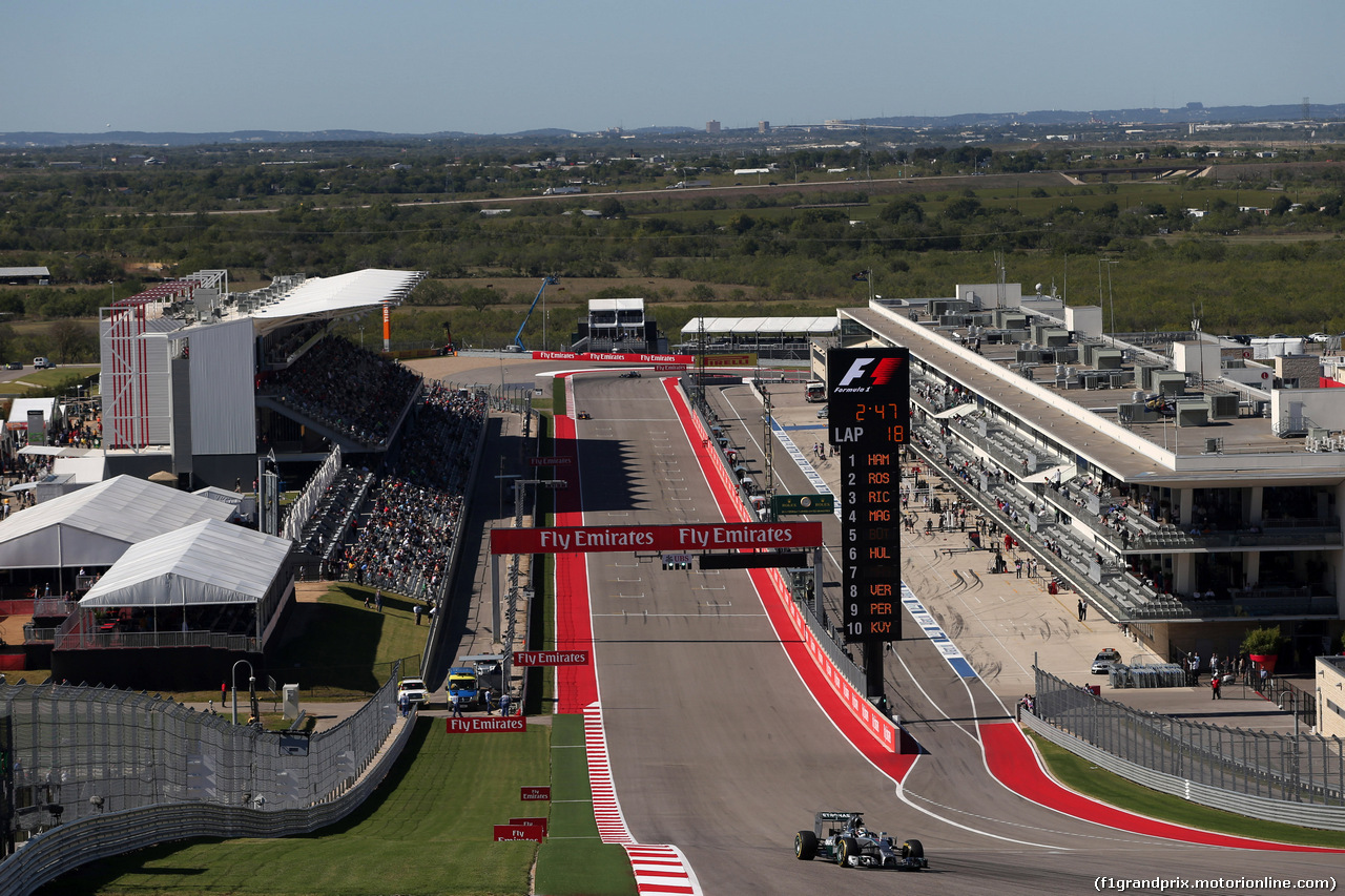 GP USA, 31.10.2014 - Prove Libere 2, Lewis Hamilton (GBR) Mercedes AMG F1 W05