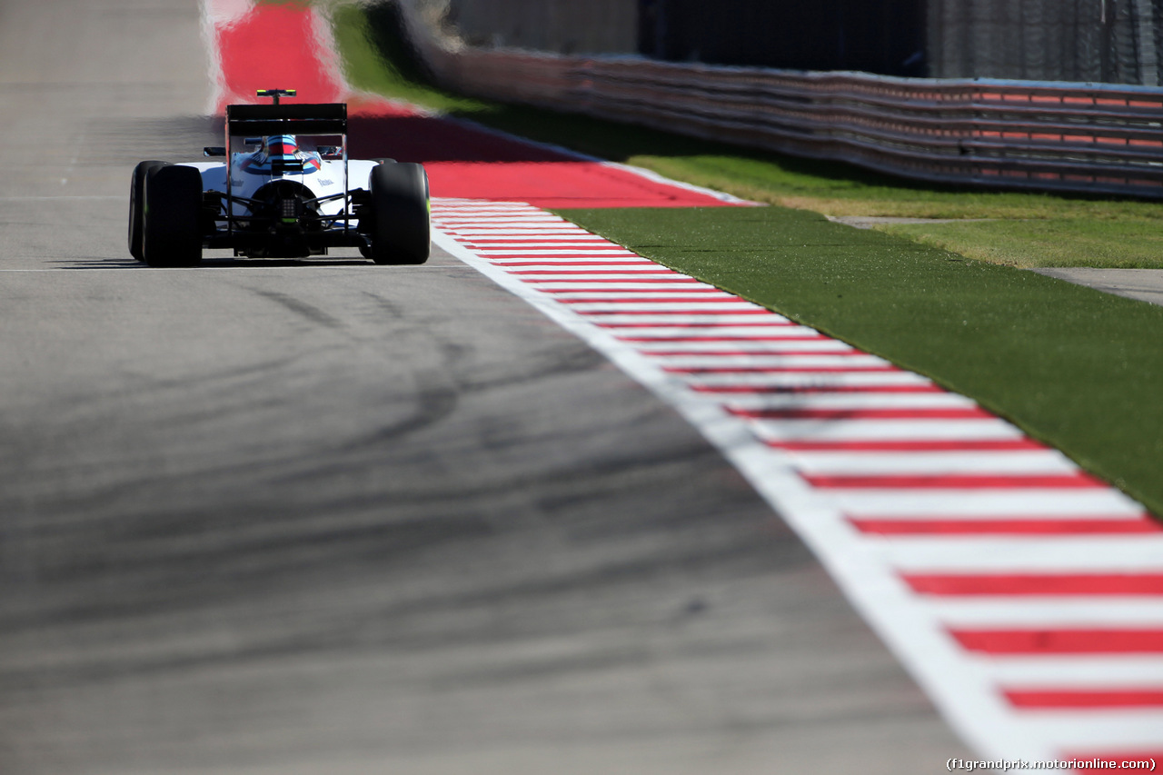 GP USA, 31.10.2014 - Prove Libere 2, Valtteri Bottas (FIN) Williams F1 Team FW36