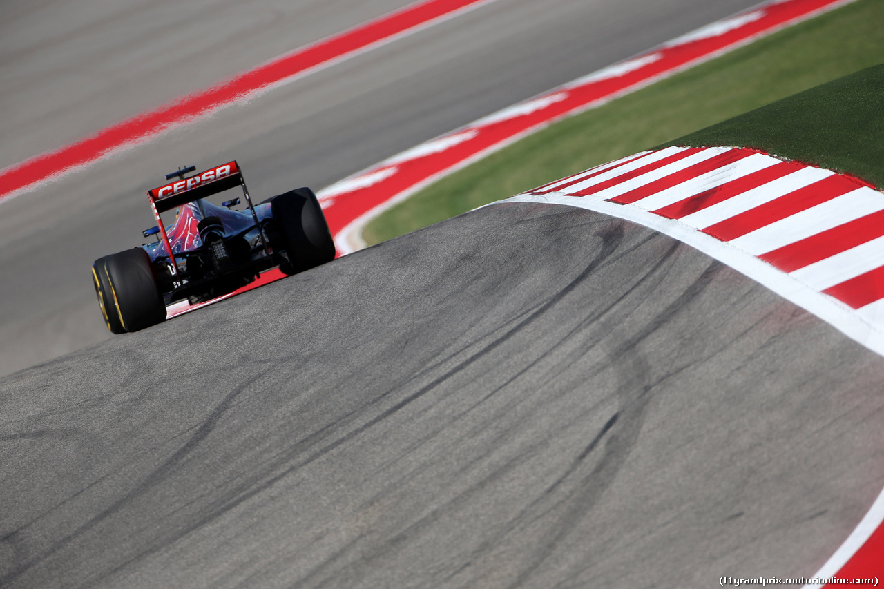 GP USA, 31.10.2014 - Prove Libere 2, Jean-Eric Vergne (FRA) Scuderia Toro Rosso STR9