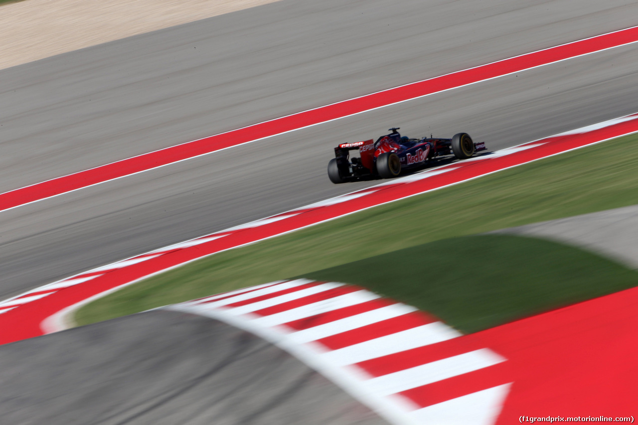 GP USA, 31.10.2014 - Prove Libere 2, Jean-Eric Vergne (FRA) Scuderia Toro Rosso STR9