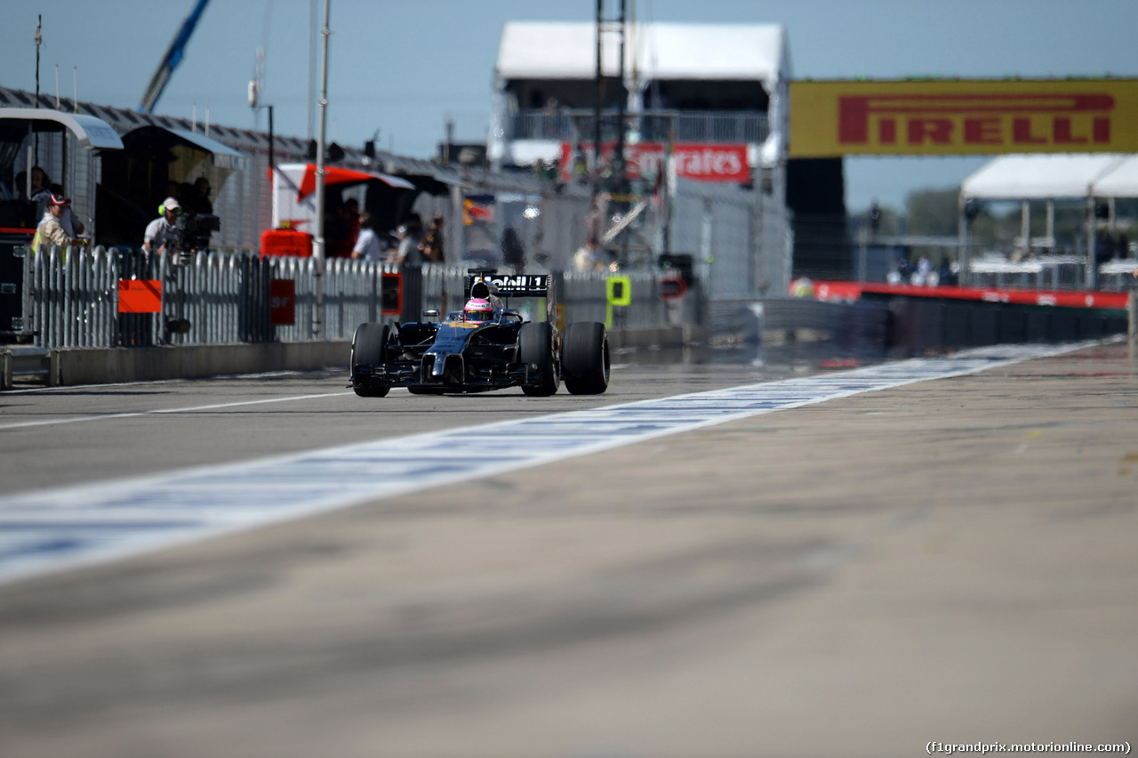 GP USA, 31.10.2014 - Prove Libere 2, Jenson Button (GBR) McLaren Mercedes MP4-29