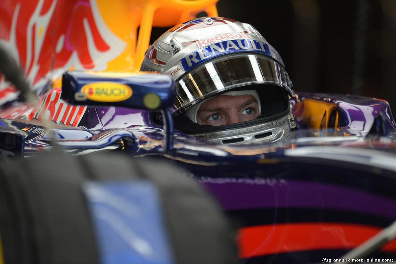 GP USA, 31.10.2014 - Prove Libere 2, Sebastian Vettel (GER) Red Bull Racing RB10