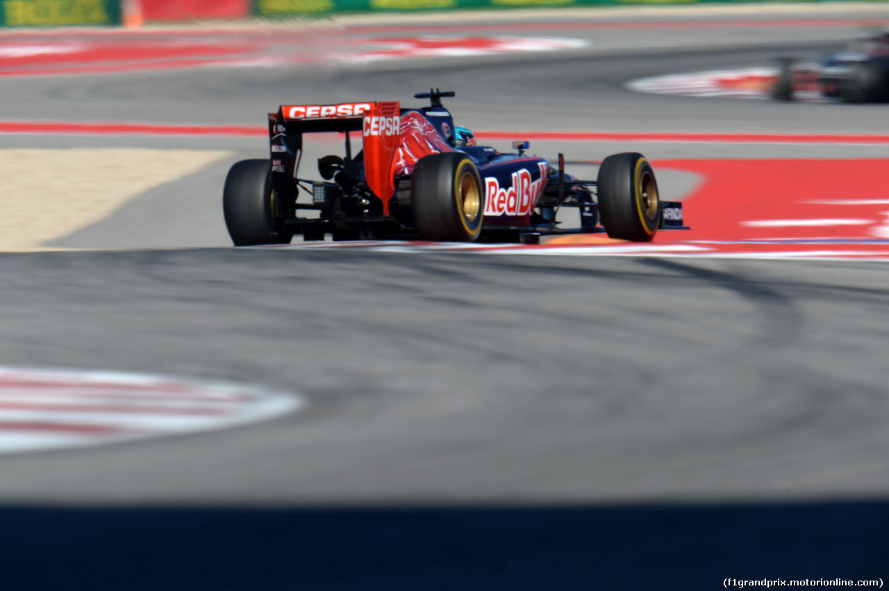 GP USA, 31.10.2014 - Prove Libere 2, Jean-Eric Vergne (FRA) Scuderia Toro Rosso STR9