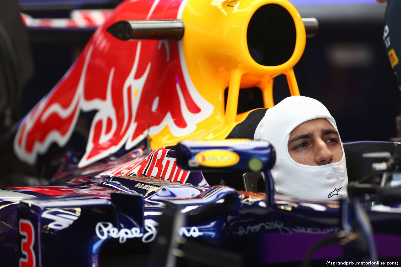 GP USA, 31.10.2014 - Prove Libere 2, Daniel Ricciardo (AUS) Red Bull Racing RB10