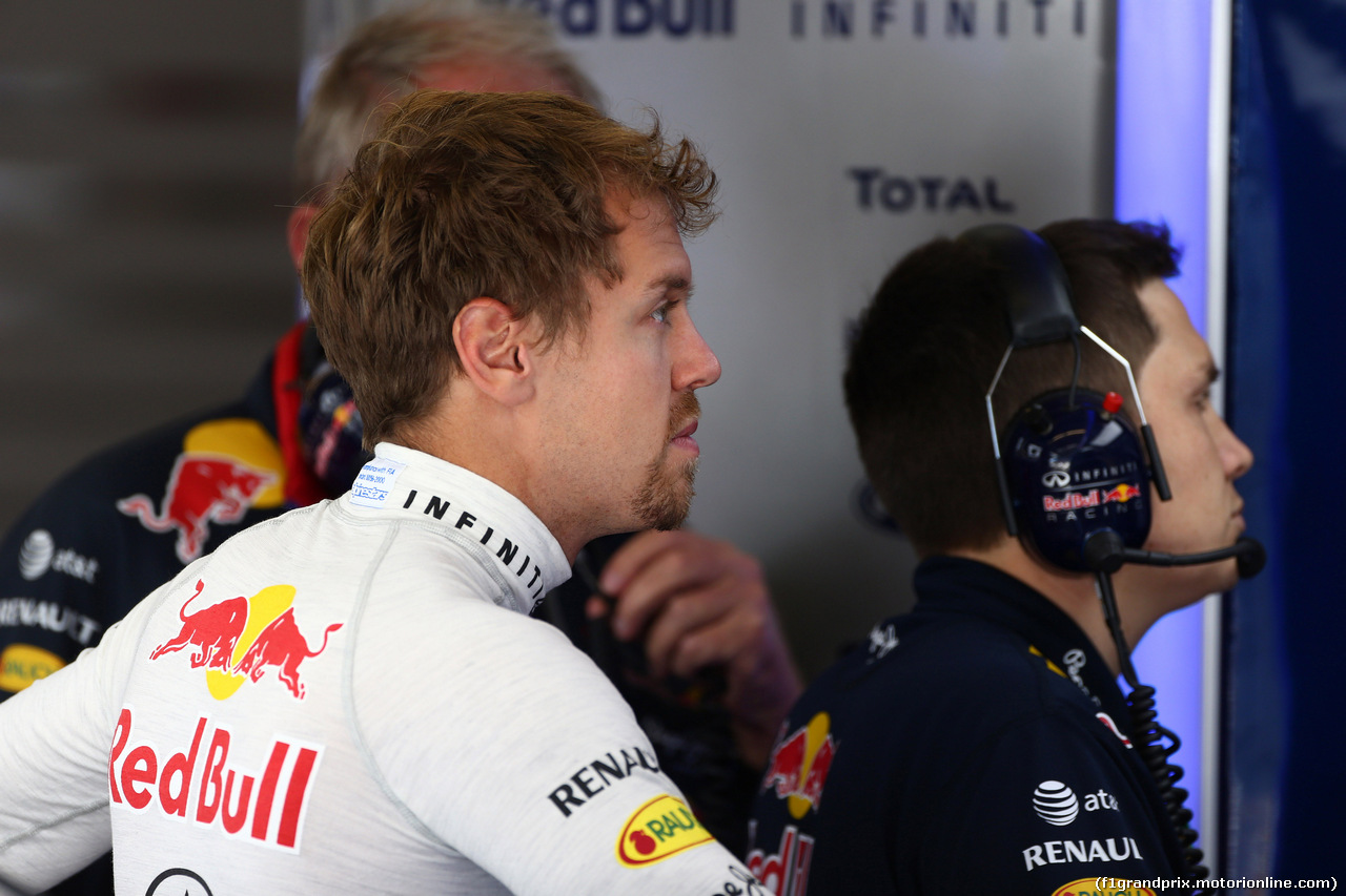 GP USA, 31.10.2014 - Prove Libere 2, Sebastian Vettel (GER) Red Bull Racing RB10