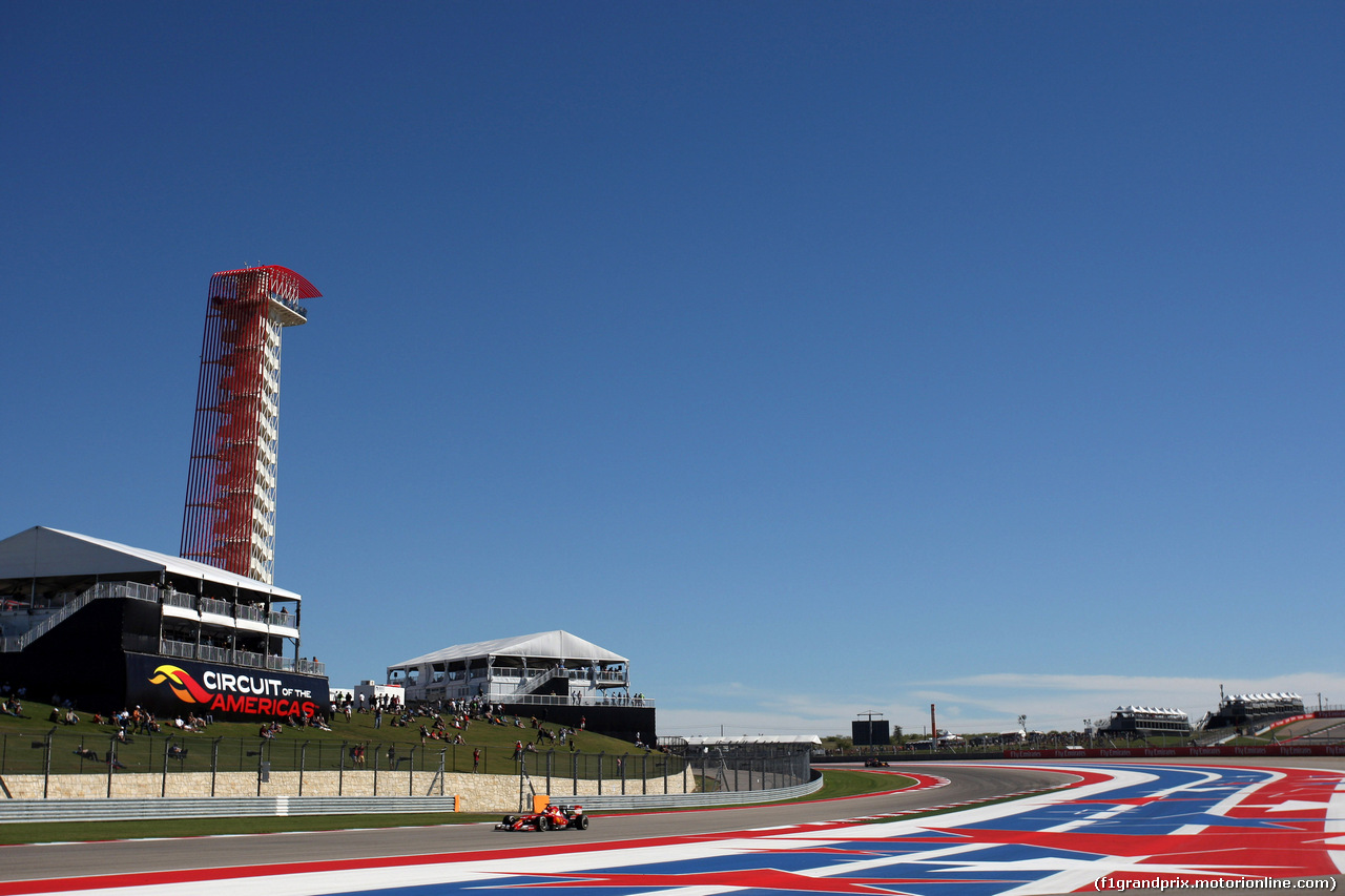 GP USA, 31.10.2014 - Prove Libere 2, Fernando Alonso (ESP) Ferrari F14-T