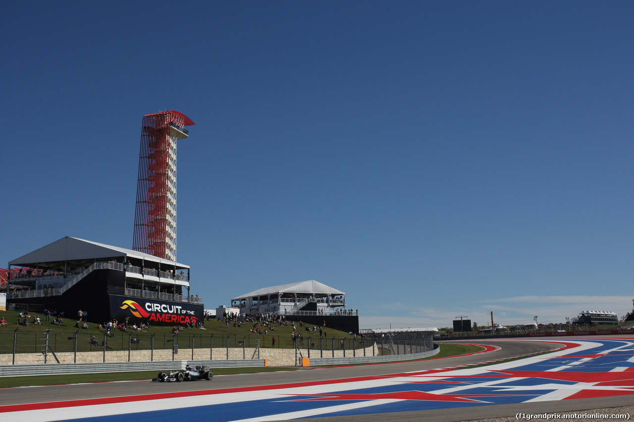 GP USA, 31.10.2014 - Prove Libere 2, Lewis Hamilton (GBR) Mercedes AMG F1 W05