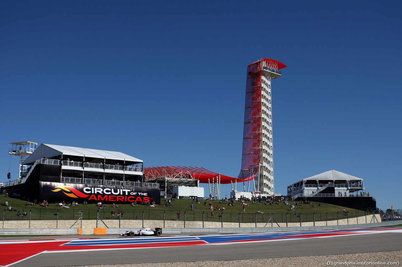 GP USA, 31.10.2014 - Prove Libere 2, Valtteri Bottas (FIN) Williams F1 Team FW36