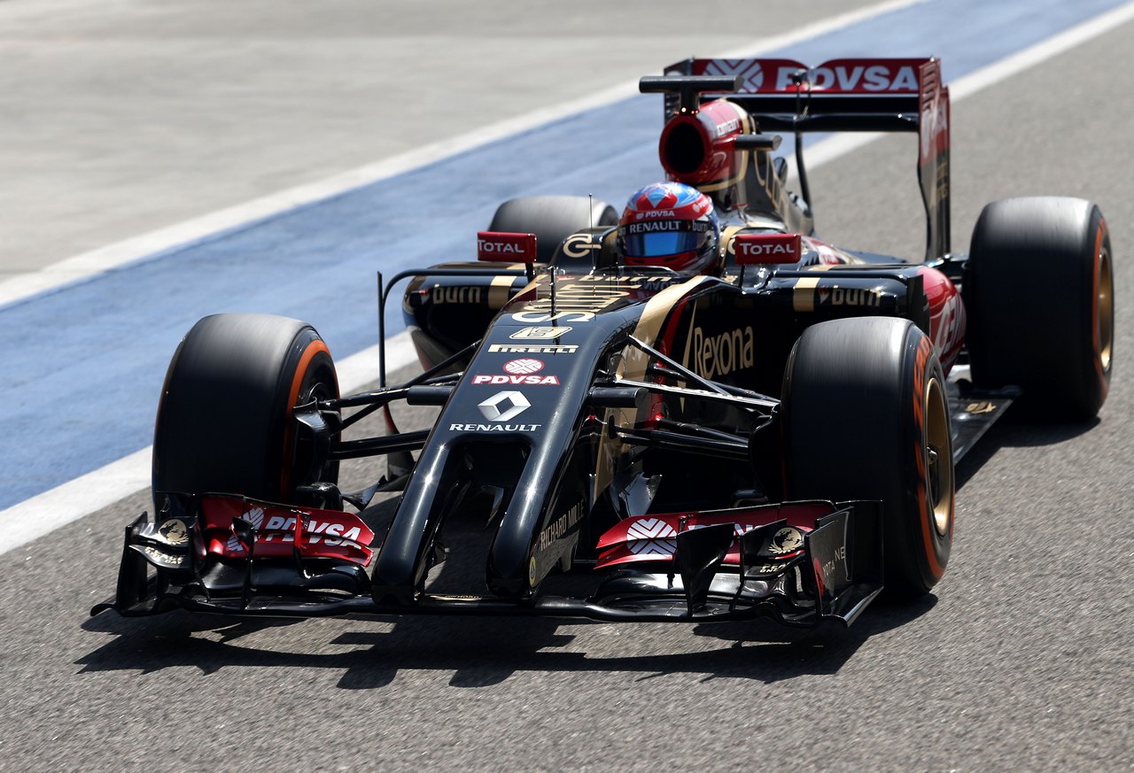 LOTUS F1 E22, Romain Grosjean (FRA), Lotus F1 Team 
20.02.2014. Formula One Testing, Bahrain Test One, Day Two, Sakhir, Bahrain.