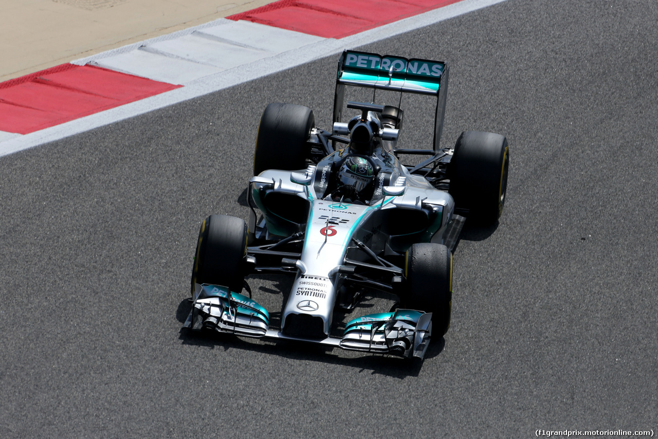 TEST BAHRAIN 08 APRILE, Nico Rosberg (GER), Mercedes AMG F1 Team 
08.04.2014. Formula One Testing, Bahrain Test, Day One, Sakhir, Bahrain.