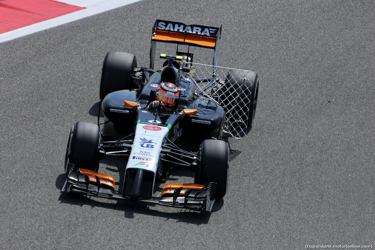 TEST BAHRAIN 08 APRILE, Nico Hulkenberg (GER), Sahara Force India 
08.04.2014. Formula One Testing, Bahrain Test, Day One, Sakhir, Bahrain.