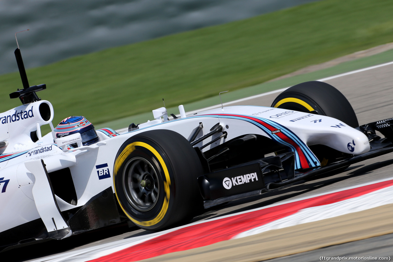 TEST BAHRAIN 08 APRILE, Valtteri Bottas (FIN), Williams F1 Team 
08.04.2014. Formula One Testing, Bahrain Test, Day One, Sakhir, Bahrain.