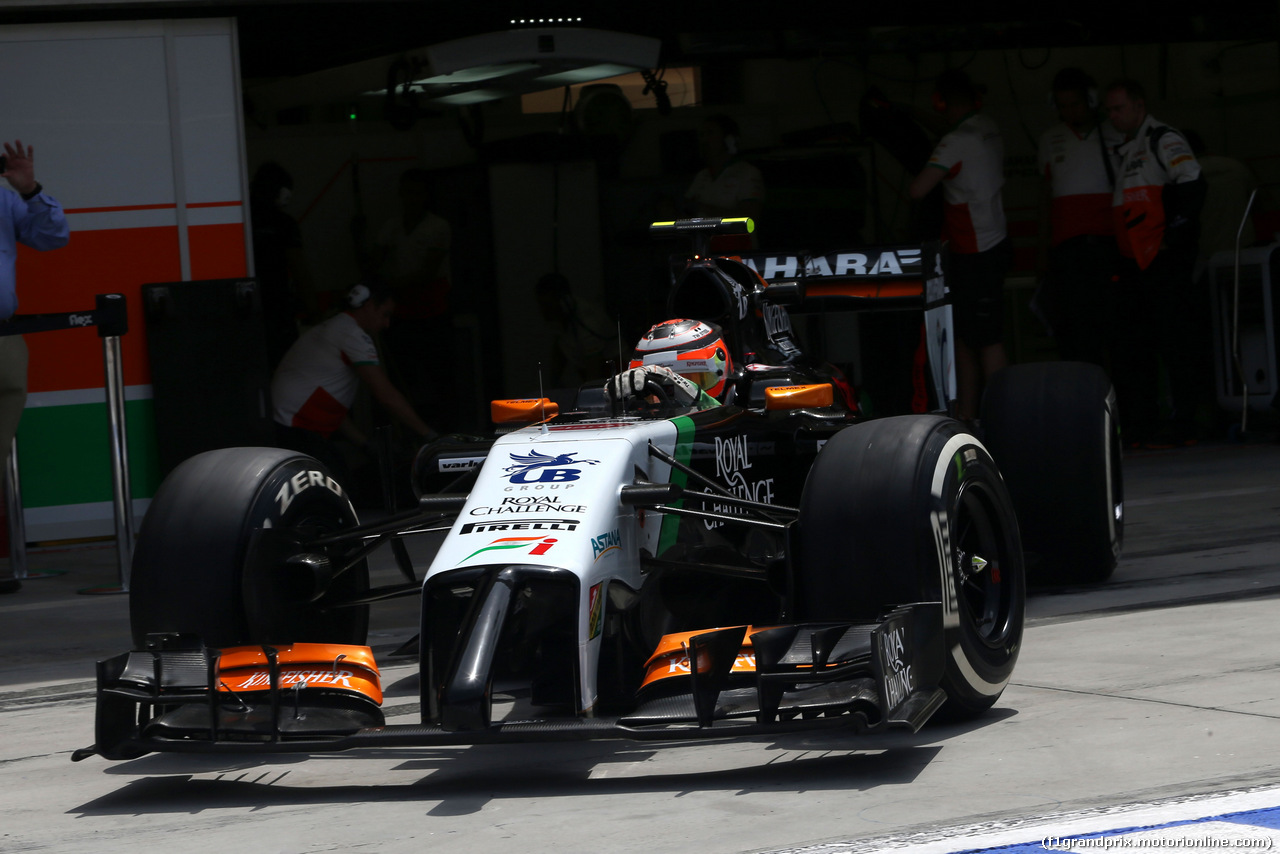 TEST BAHRAIN 08 APRILE, Nico Hulkenberg (GER), Sahara Force India 
08.04.2014. Formula One Testing, Bahrain Test, Day One, Sakhir, Bahrain.