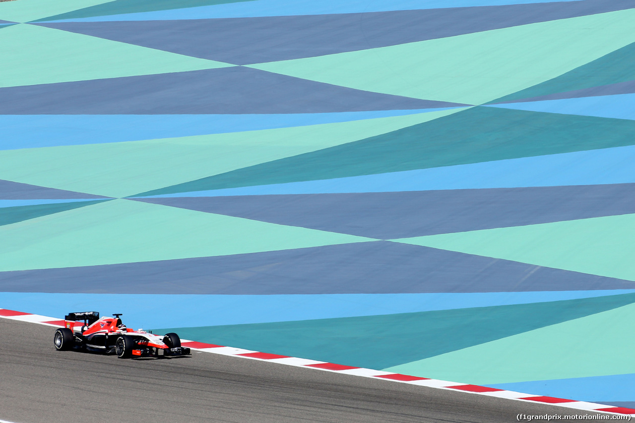 TEST BAHRAIN 08 APRILE, Max Chilton (GBR), Marussia F1 Team 
08.04.2014. Formula One Testing, Bahrain Test, Day One, Sakhir, Bahrain.