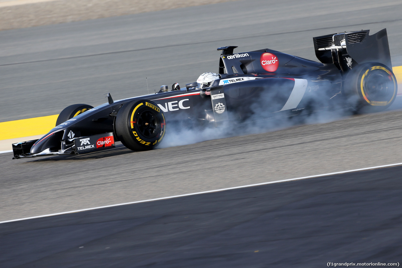 TEST BAHRAIN 09 APRILE, Giedo van der Garde (NDL), third driver, Sauber F1 Team  
09.04.2014. Formula One Testing, Bahrain Test, Day Two, Sakhir, Bahrain.