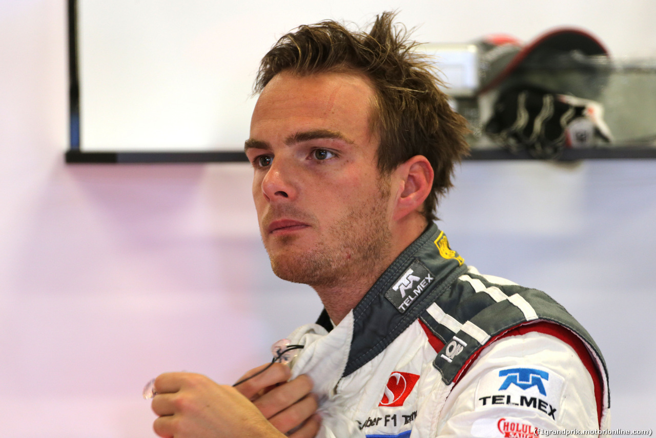 TEST BARCELLONA 13 MAGGIO, Giedo van der Garde (NDL), third driver, Sauber F1 Team  
13.05.2014. Formula One Testing, Barcelona, Spain, Day One.