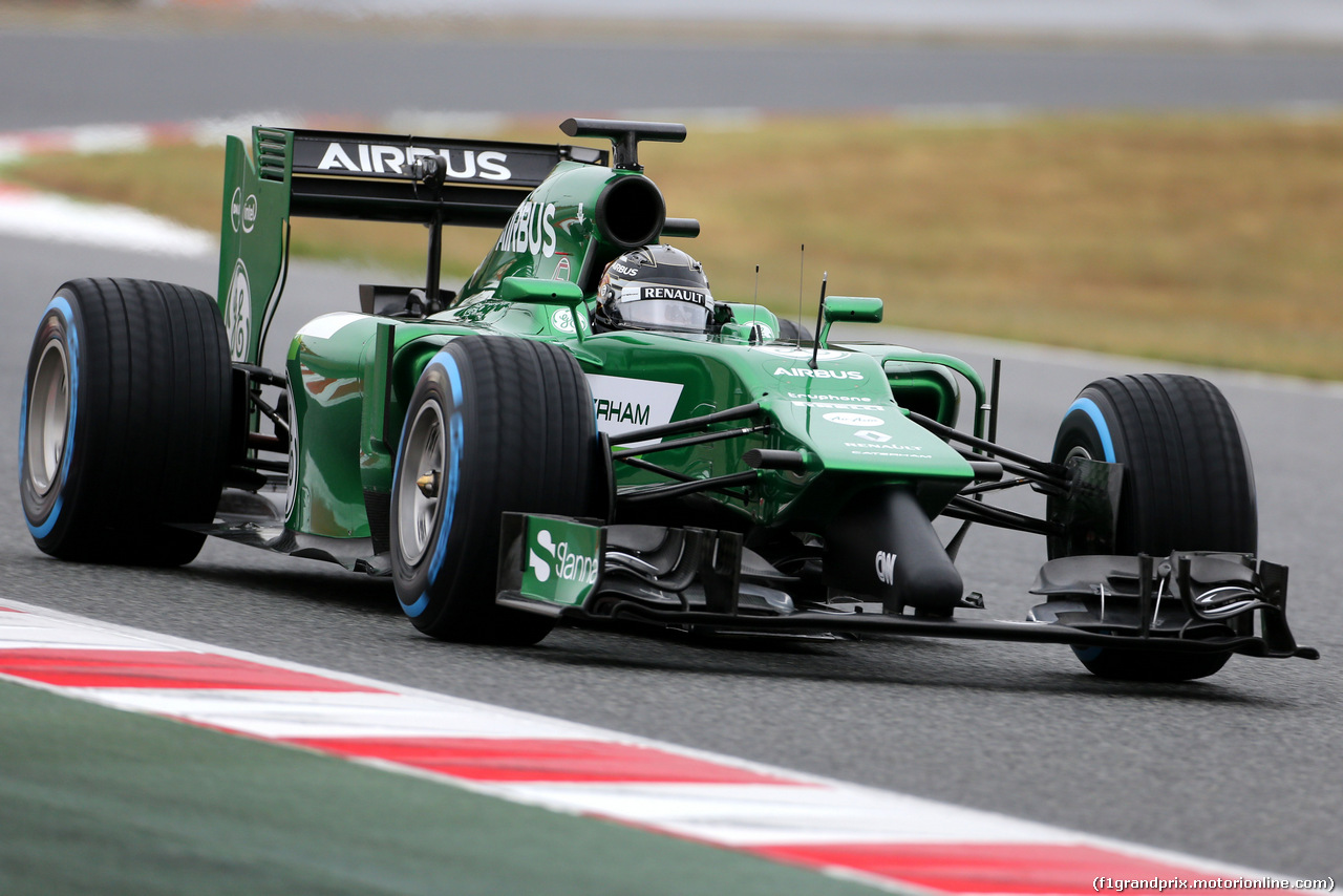 TEST BARCELLONA 13 MAGGIO, Kamui Kobayashi (JPN), Caterham F1 Team 
13.05.2014. Formula One Testing, Barcelona, Spain, Day One.