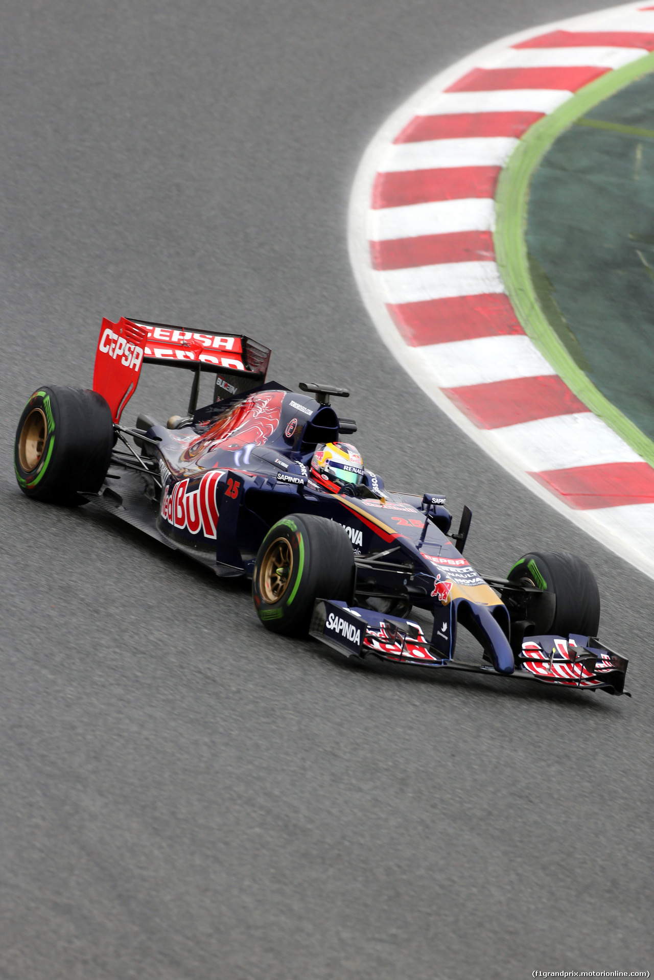 TEST BARCELLONA 13 MAGGIO, Jean-Eric Vergne (FRA), Scuderia Toro Rosso  
13.05.2014. Formula One Testing, Barcelona, Spain, Day One.
