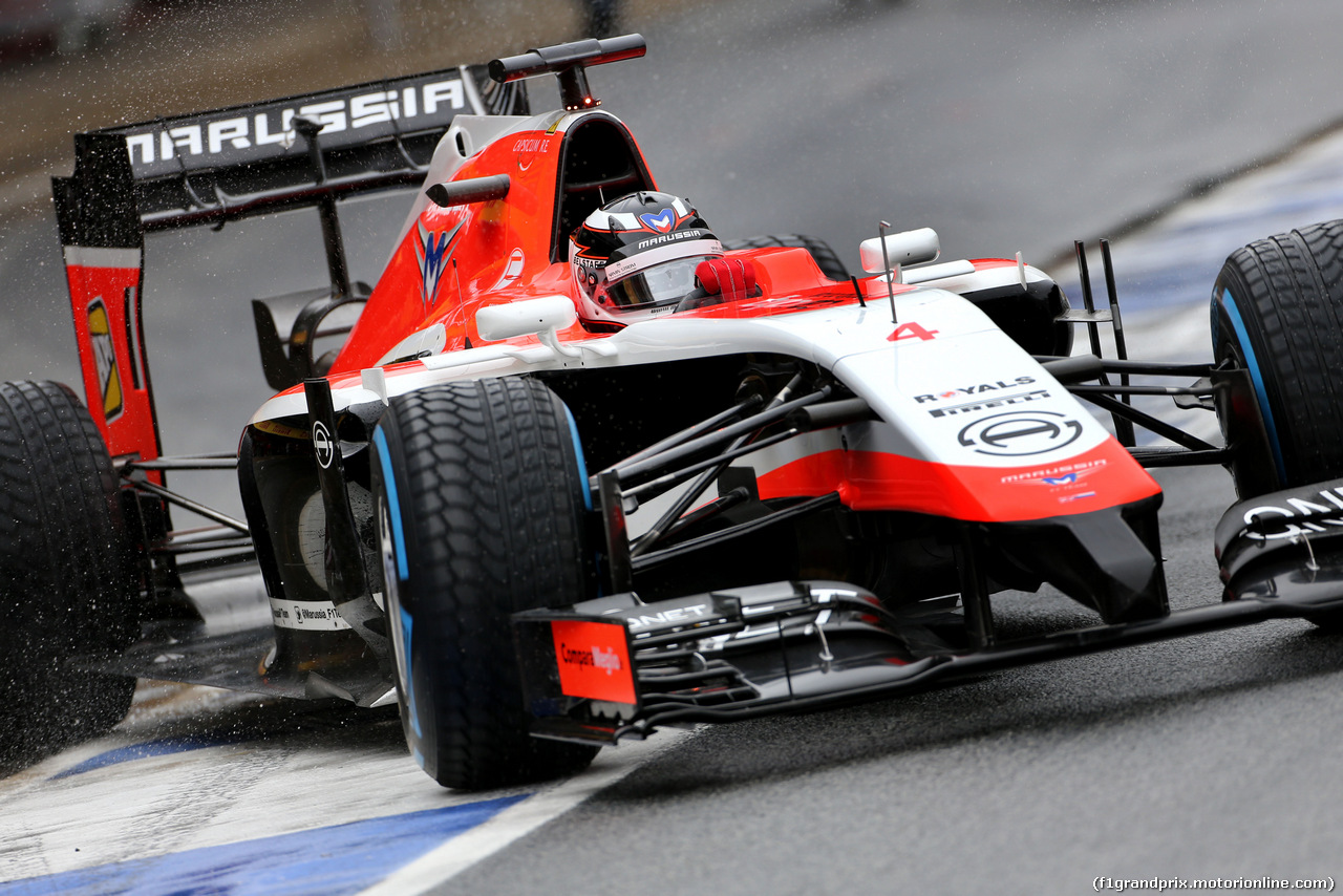 TEST BARCELLONA 13 MAGGIO, Max Chilton (GBR), Marussia F1 Team 
13.05.2014. Formula One Testing, Barcelona, Spain, Day One.