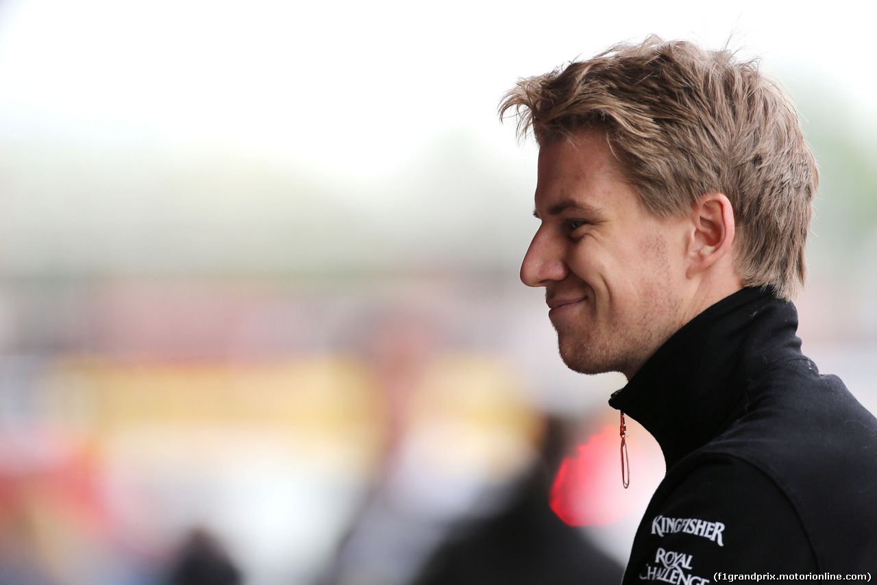 TEST BARCELLONA 13 MAGGIO, Nico Hulkenberg (GER), Sahara Force India 
13.05.2014. Formula One Testing, Barcelona, Spain, Day One.