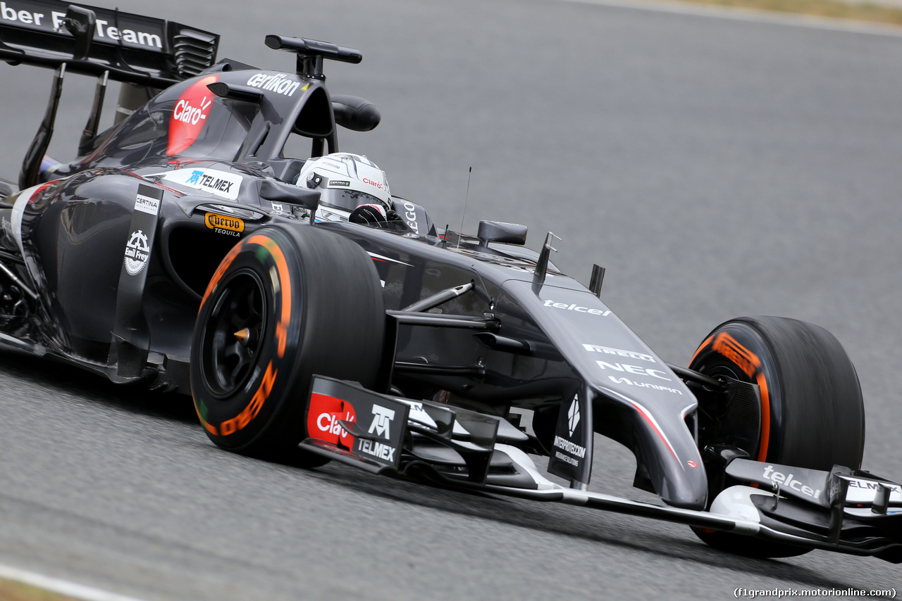 TEST BARCELLONA 13 MAGGIO, Giedo van der Garde (NDL), third driver, Sauber F1 Team  
13.05.2014. Formula One Testing, Barcelona, Spain, Day One.