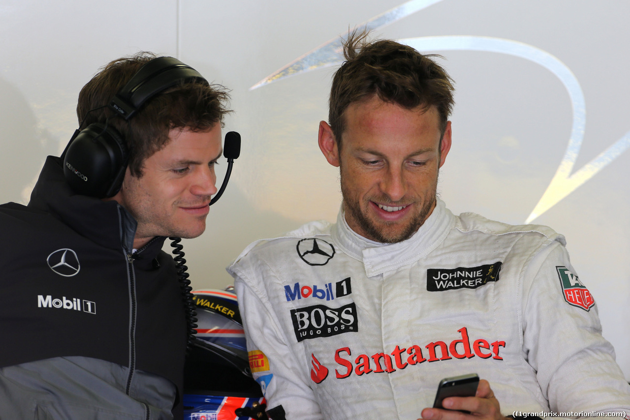 TEST BARCELLONA 13 MAGGIO, Jenson Button (GBR), McLaren F1 Team 
13.05.2014. Formula One Testing, Barcelona, Spain, Day One.