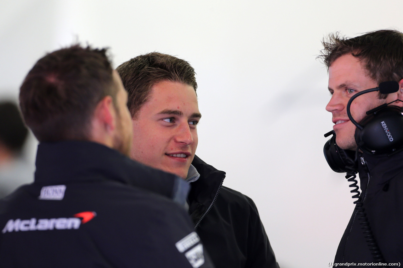 TEST BARCELLONA 13 MAGGIO, Stoffel Vandoorne (BEL), third driver, McLaren F1 Team 
13.05.2014. Formula One Testing, Barcelona, Spain, Day One.