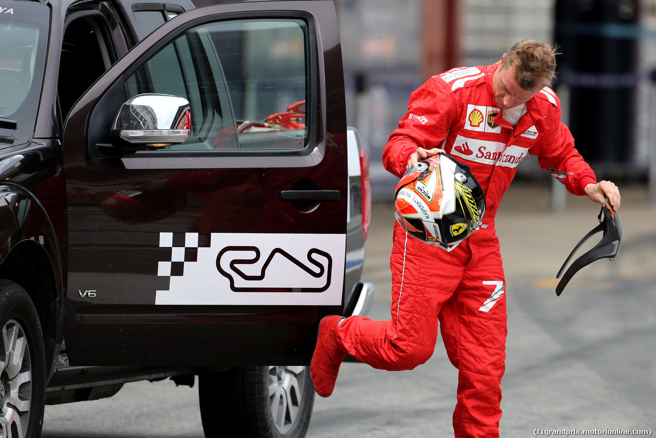 TEST BARCELLONA 13 MAGGIO, Kimi Raikkonen (FIN), Ferrari 
13.05.2014. Formula One Testing, Barcelona, Spain, Day One.