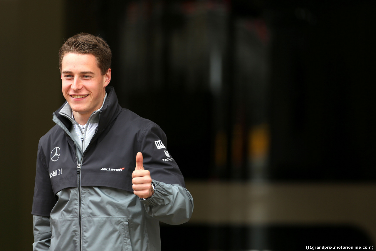 TEST BARCELLONA 13 MAGGIO, Stoffel Vandoorne (BEL), third driver, McLaren F1 Team 
13.05.2014. Formula One Testing, Barcelona, Spain, Day One.