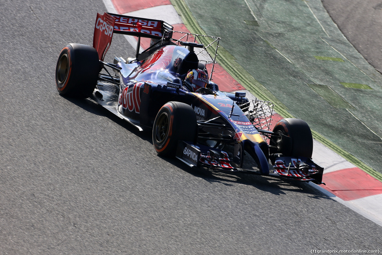 TEST BARCELLONA 14 MAGGIO, Daniil Kvyat (RUS), Scuderia Toro Rosso 
14.05.2014. Formula One Testing, Barcelona, Spain, Day Two.