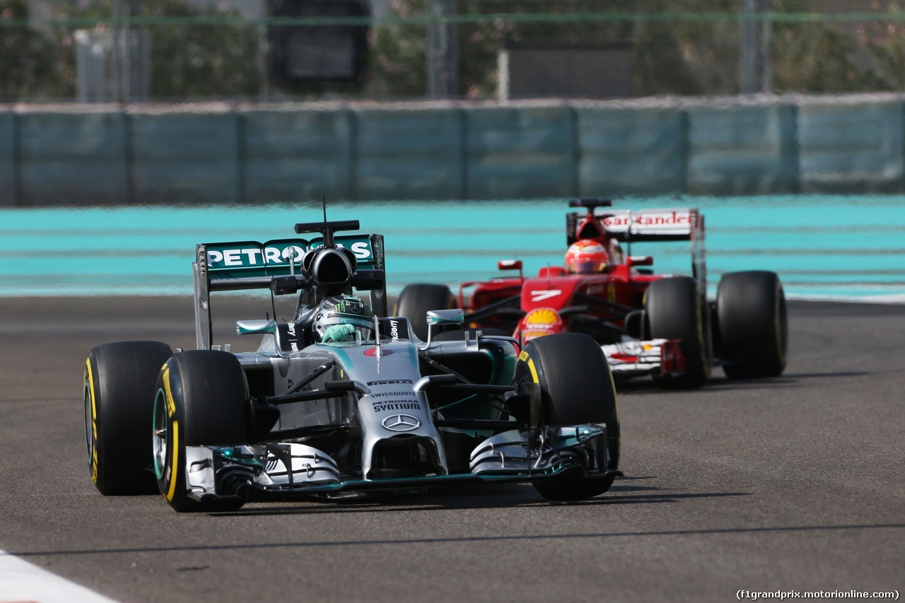 TEST F1 ABU DHABI 25 NOVEMBRE, Nico Rosberg (GER) Mercedes AMG F1 W05.
25.11.2014.