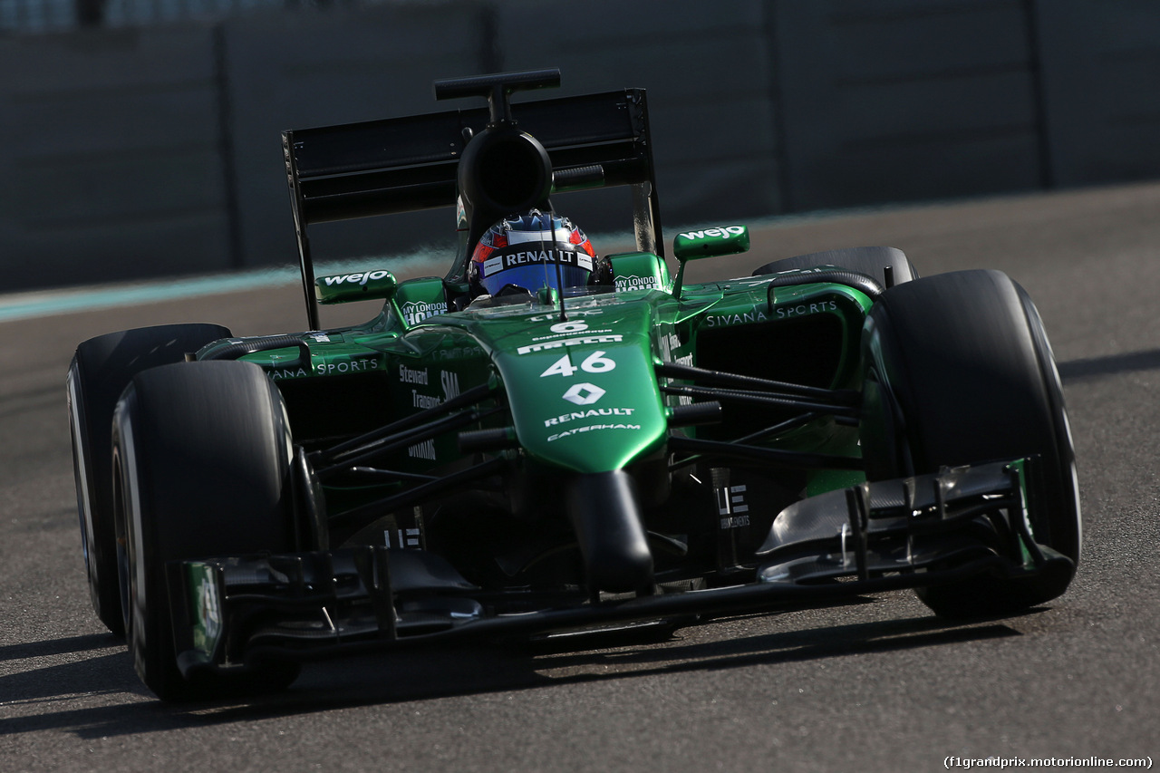 TEST F1 ABU DHABI 25 NOVEMBRE