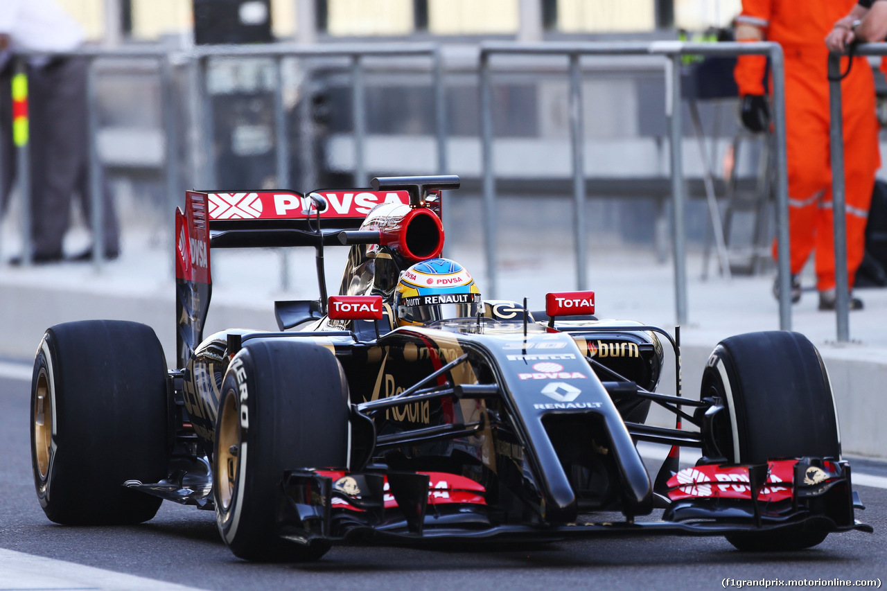 TEST F1 ABU DHABI 25 NOVEMBRE, Marcus Ericsson (SWE) Sauber C33.
25.11.2014.