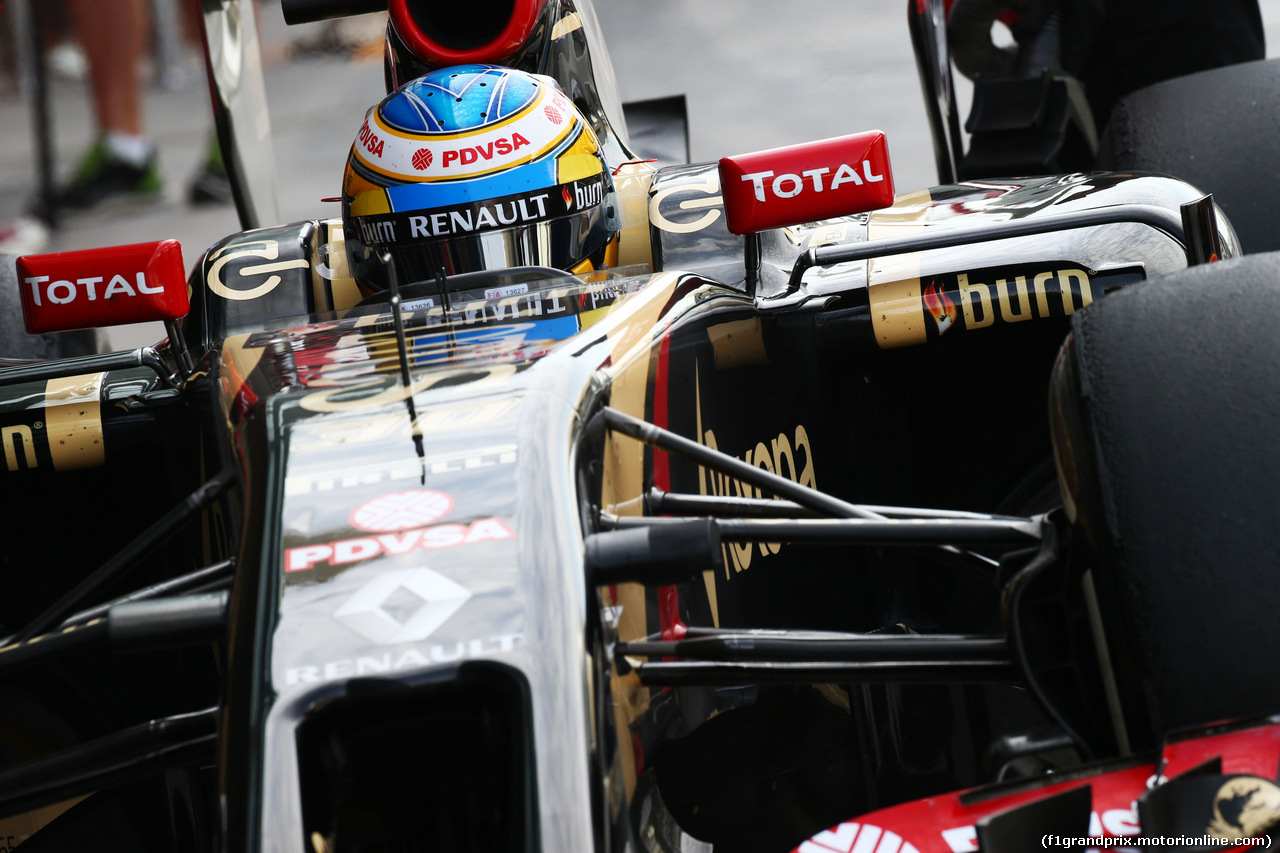 TEST F1 ABU DHABI 25 NOVEMBRE, Charles Pic (FRA) Lotus F1 E22 Third Driver.
25.11.2014.