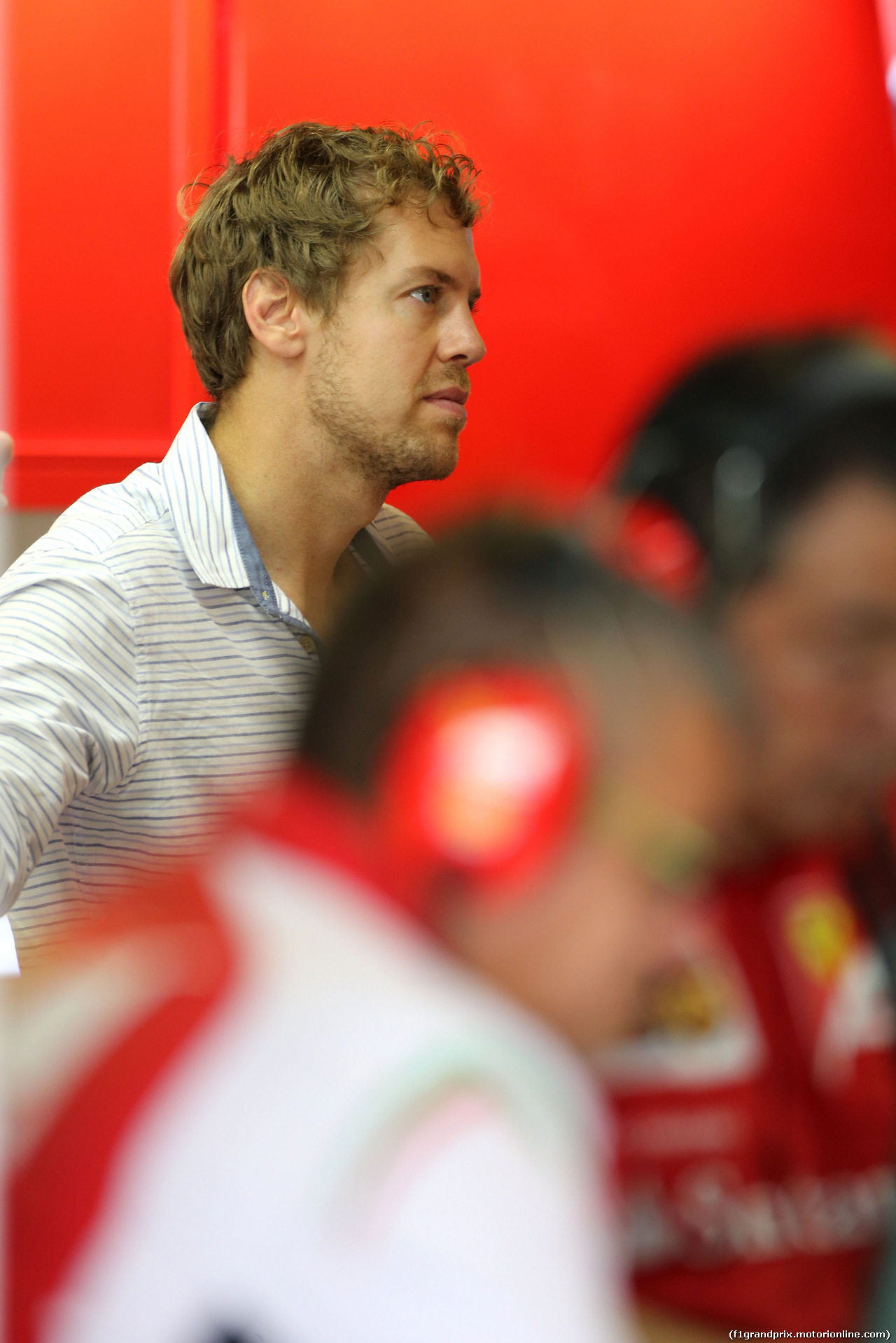 TEST F1 ABU DHABI 25 NOVEMBRE, Sebastian Vettel (GER) in the Ferrari garage
25.11.2014.