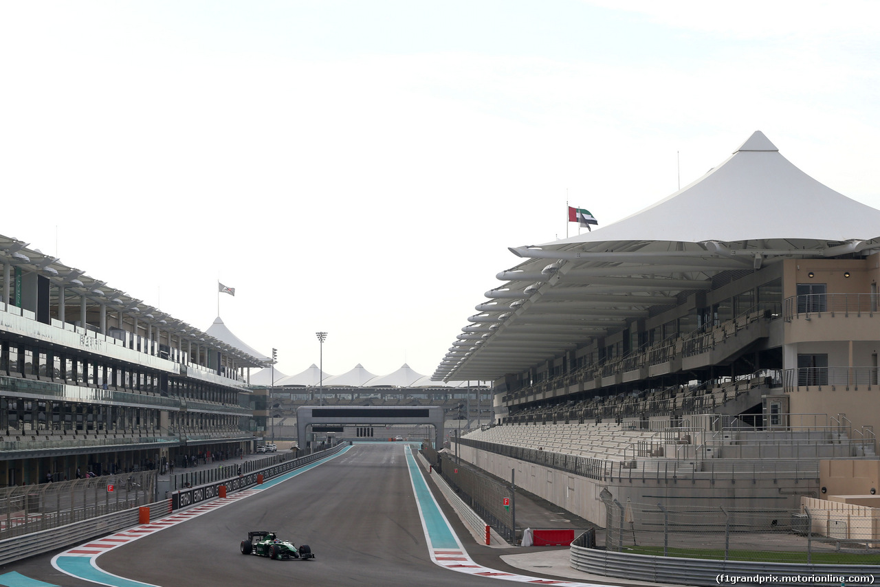 TEST F1 ABU DHABI 25 NOVEMBRE, Will Stevens (GBR), Caterham F1 Team 
25.11.2014.